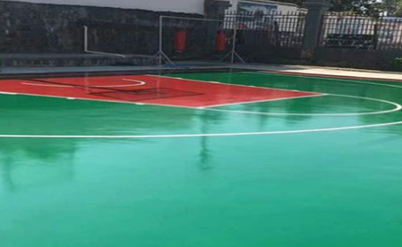 彭水篮球场翻新地面